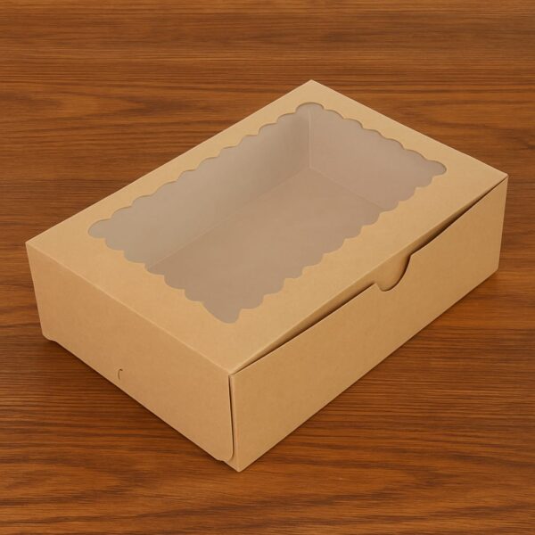 6 cupcake craft window boxes